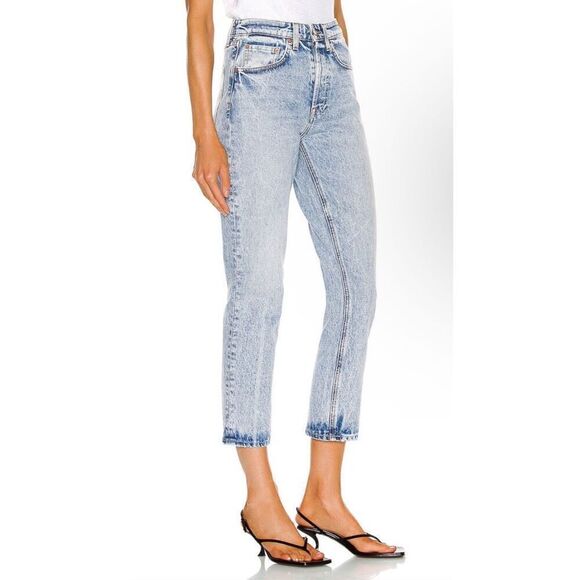 GRLFRND Karolina High Rise Straight Crop in Queens - Picture 2 of 12